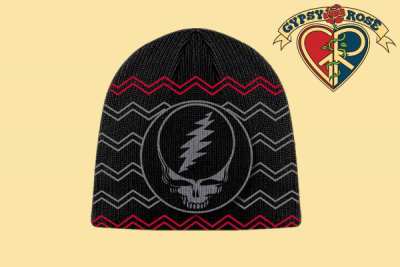 Grateful Dead Steal Your Face Knit Hat Beanie