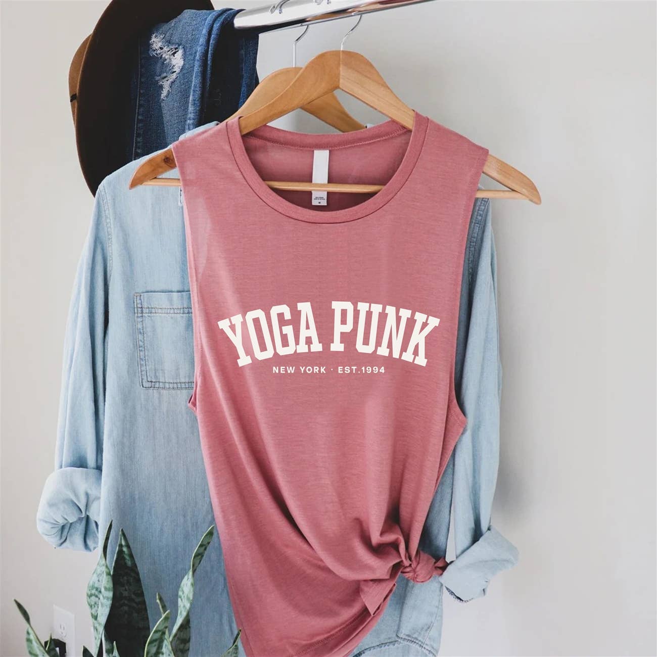 Yoga Punk Graphic Bella Canvas Tank Top