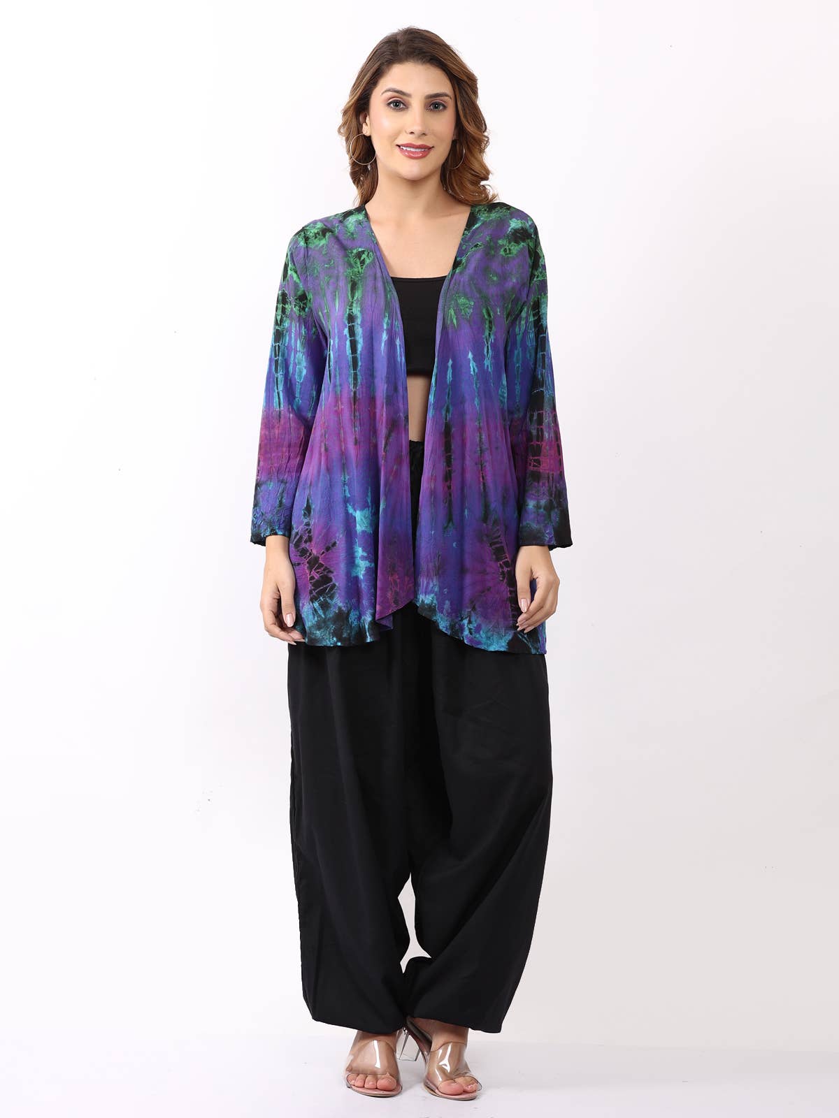 Women Tie Dye Boleros Shrug Beach Cover up Wholesale Lot Mix