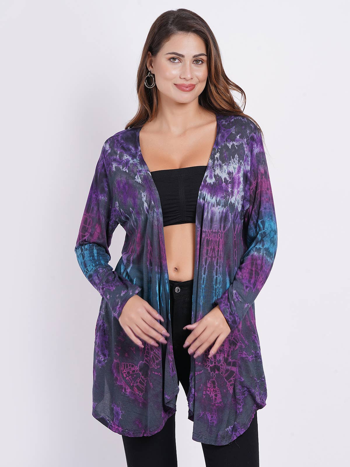 Women Tie Dye Boleros Shrug Beach Cover up Wholesale Lot Mix