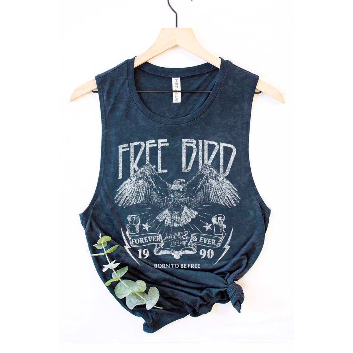 FREE BIRD GRAPHIC TANK TOP
