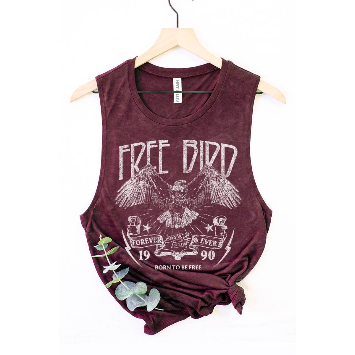 FREE BIRD GRAPHIC TANK TOP