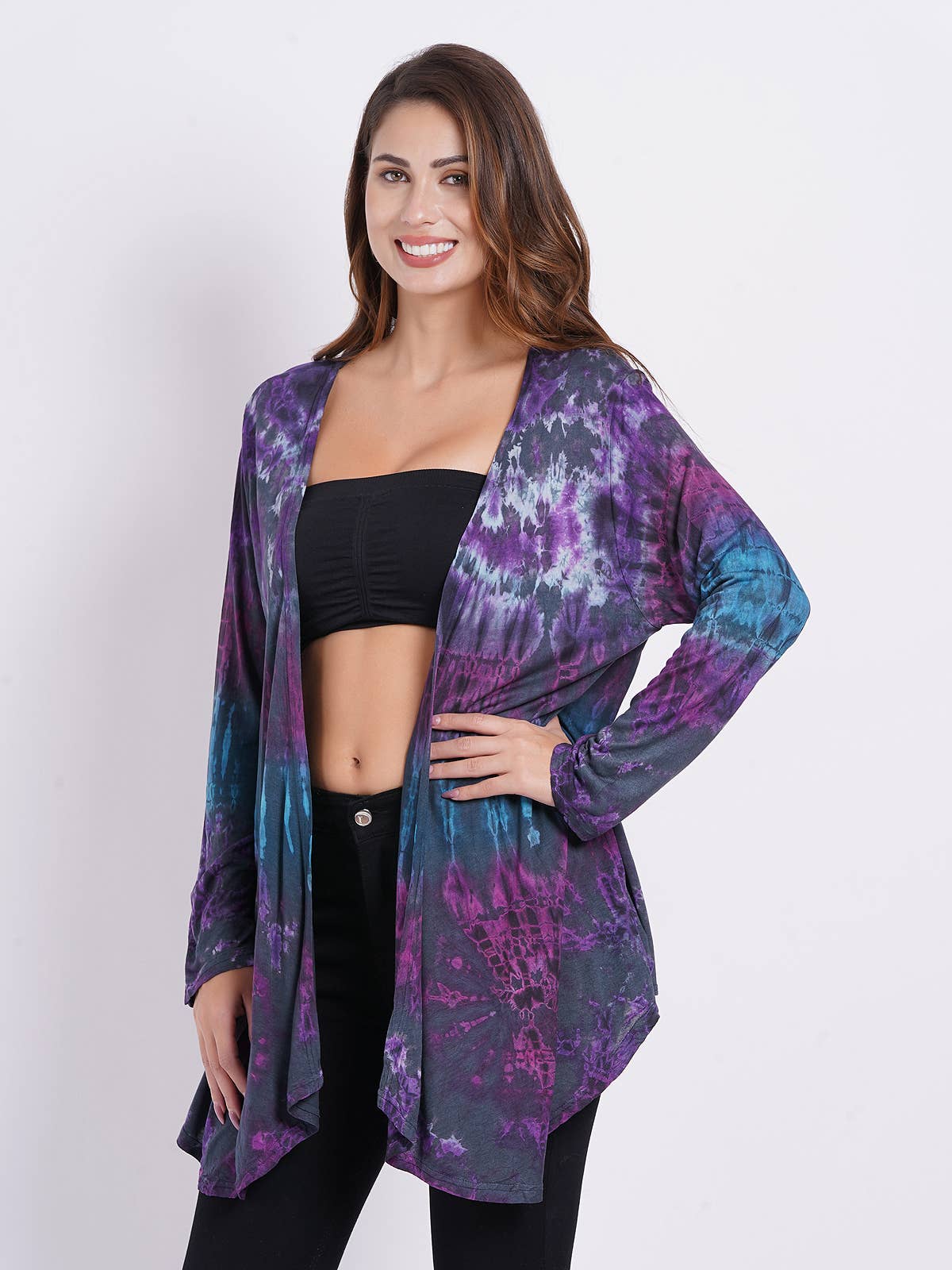 Women Tie Dye Boleros Shrug Beach Cover up Wholesale Lot Mix