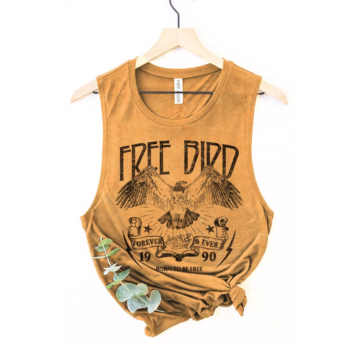 FREE BIRD GRAPHIC TANK TOP