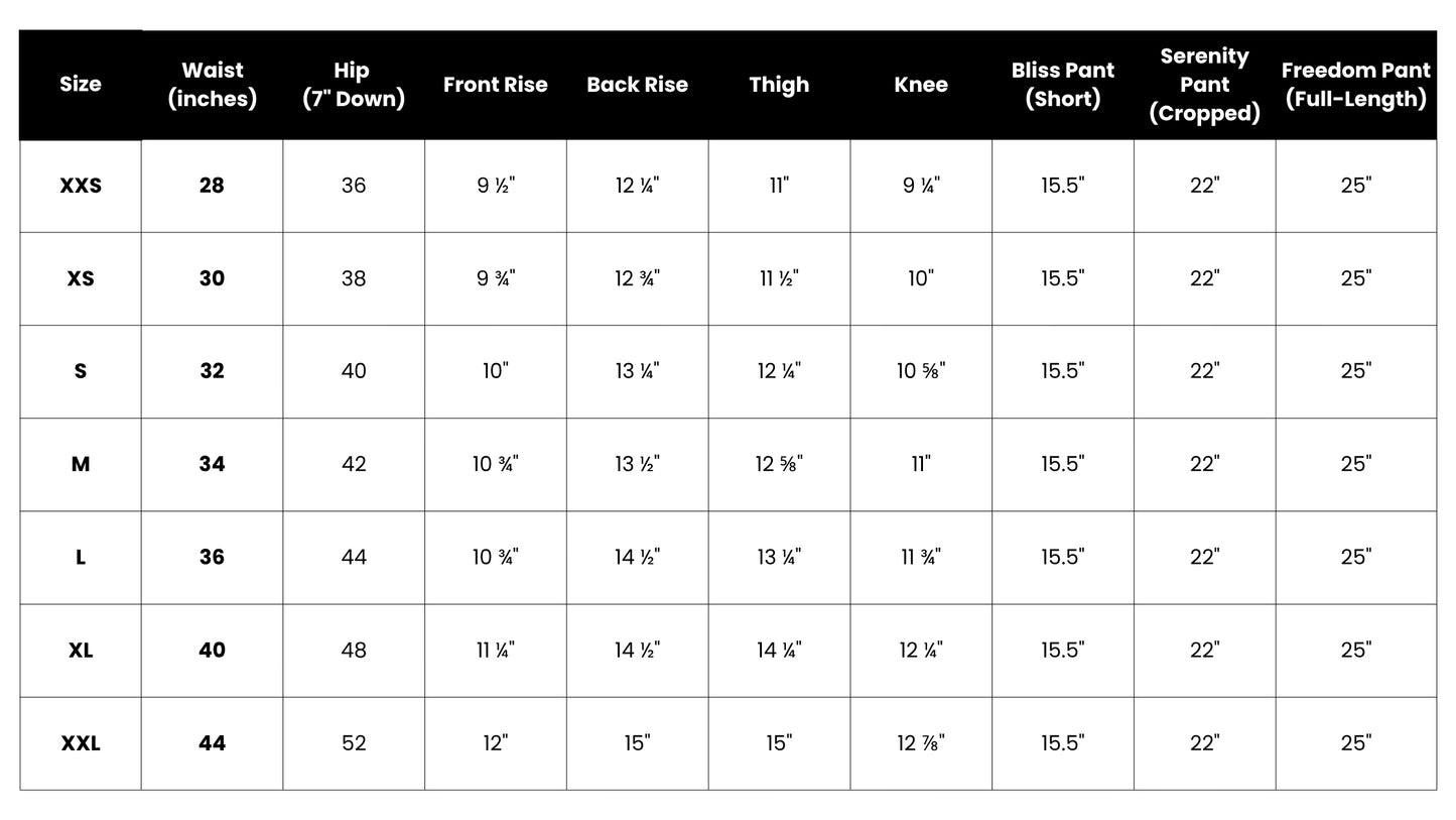 Bliss Pant – Women’s Eco-Friendly Short Yoga Pants (15.5” Inseam)