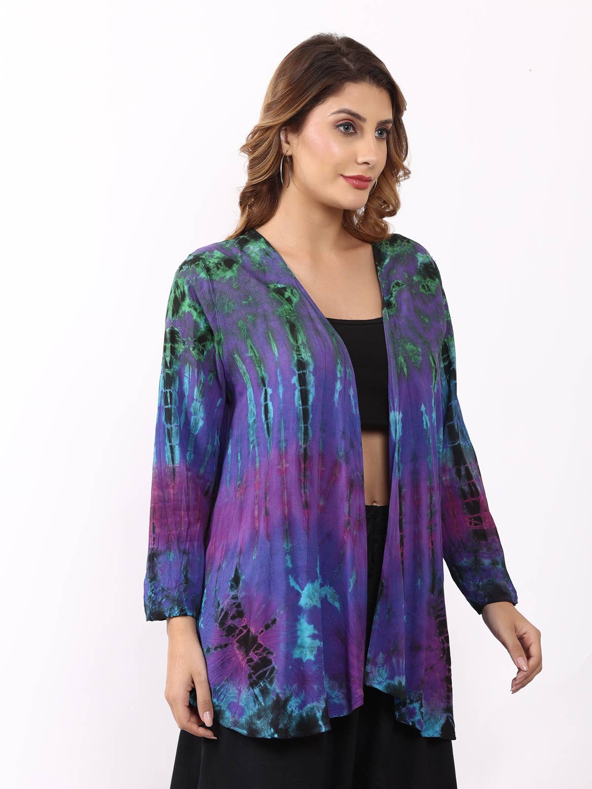 Women Tie Dye Boleros Shrug Beach Cover up Wholesale Lot Mix