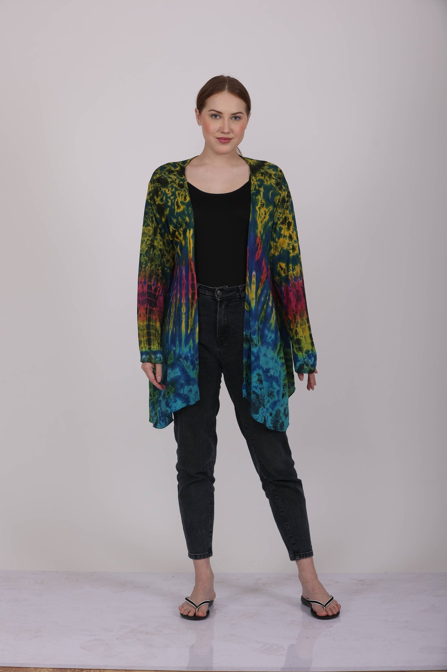 Women Tie Dye Boleros Shrug Beach Cover up Wholesale Lot Mix
